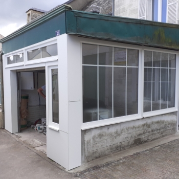 Remplacement de menuiserie et habillage de façade