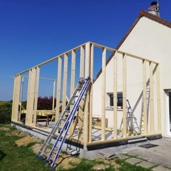 Extension ossature bois Buceels
