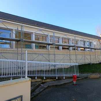 Isolation extérieure école