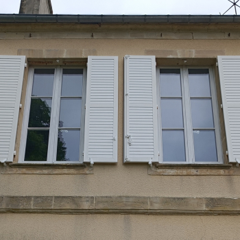 remplacement de volets persiennes en bois